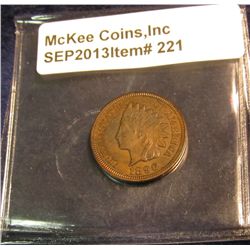 221. 1890 U.S. Indian Cent. Brown Unc.