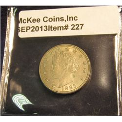 227. 1883 No Cents Liberty Nickel. Uncirculated.