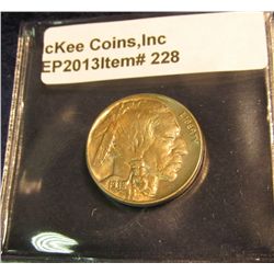 228. 1938 D Buffalo Nickel. Superb toning MS 65.