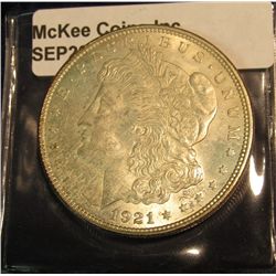 246. 1921 P U.S. Morgan Silver Dollar. Brilliant Unc.