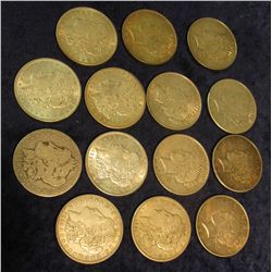 1508. 1879S AG, (3) 21P T.2 EF-AU, (2) 21D EF, 21S VF, 22P, D, (2) 23P, 26P, D, & scarce 26 High "S"