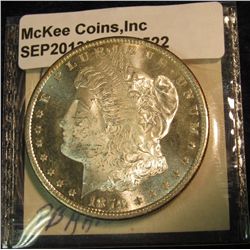 1522. 1879 S Morgan Silver Dollar. MS 65 Cameo Prooflike. Slight amount of reverse toning.
