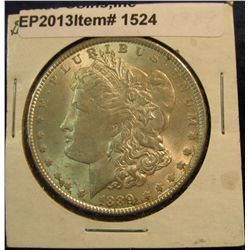 1524. 1889 P Morgan Silver Dollar. Brilliant Unc.