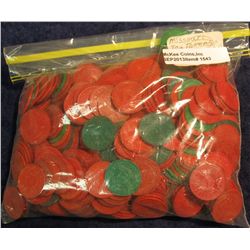 1543. Approximately 500 various Missouri Sales Tax Tokens.