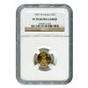 Image 1 : Certified Proof American Gold Eagle $5  PF70 NGC (Date