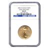 Image 1 : Certified Burnished American $25 Gold Eagle MS69 NGC (D