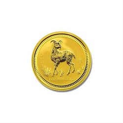 Australian Lunar Gold One Tenth Ounce Gold Goat (Date o