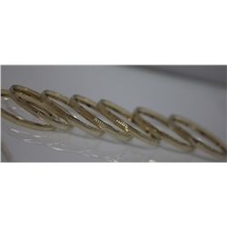 14K GOLD PLATED BANGLES SET OF 7