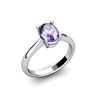 Genuine 0.48 ctw Tanzanite Ring 14k W/Y Gold