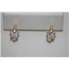 Image 2 : 10K GOLD PLATED CZ STAR SMALL EARRINGS