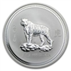 2 oz Silver Lunar Year of the Tiger (Series I)