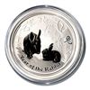 Image 1 : Australian Lunar Silver 2 oz Silver Series II  Rabbit