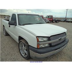 2003 - CHEVROLET SILVERADO 1500