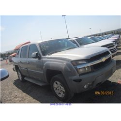 2002 - CHEVROLET AVALANCHE