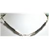 Image 4 : Navajo Valley Blue Turquoise Sterling Silver Necklace - Running Bear
