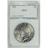Image 1 : 1923 PEACE DOLLAR PCI MS63