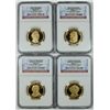 Image 1 : SET OF 2008 PROOF PRESIDENTIAL DOLLARS NGC PF 69 UC
