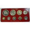 Image 1 : 1977 COMMONWEALTH OF THE BAHAMAS  PROOF COIN SET, ORIGINAL BOX AND CERTIFICATE