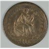 Image 1 : 1856 SEATED HALF DIME AU 58