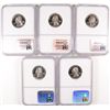 Image 2 : SET 2000-S SILVER PROOF STATEHOOD QUARTERS NGC PF-69 UC