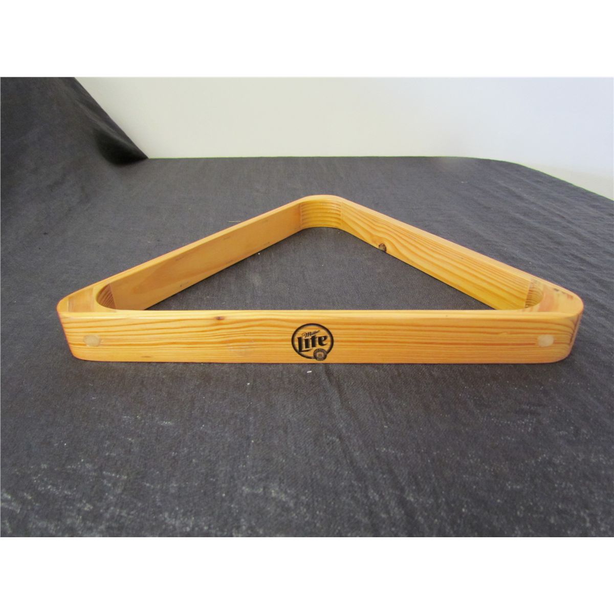 Miller Lite Billiard Ball Triangle Rack