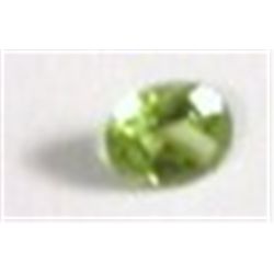 .65 CARAT PERIDOT *BEAUTIFUL OVAL CUT & FACETED GEM*!! GEM CAME OUT OF SAFE!!