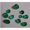 Image 1 : Natural African(Zambia) Emerald Cut stones of different shapes of total weight 5.35 ct