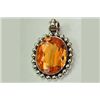 Image 1 : 3.10g Pendant of Citrine Sterling Silver