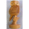 Image 1 : Wooden Decorative Owl