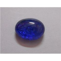 Natural Tanzanite Oval Shape Cap Stone Weight 13.75 Ctw