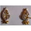 Image 1 : 3.261g Earring in 14kt 3.207g Gold,0.27 Ctw Diamond