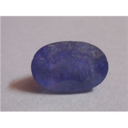 Natural African Tanzanite 5.25ct Oval cut stone