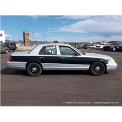 2003 Ford Crown Victoria, 116,315 Miles VIN: 2FAFP71WX3X176518 Sedan, RWD, V8, 4.6L Title # 03063134