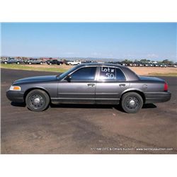 2007 Ford Crown Victoria, 127,948 Miles VIN: 2FAFP71WX7X153049 Sedan, RWD, V8, 4.6L Title # 07215134