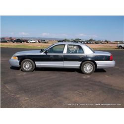 2003 Ford Crown Victoria, 127,841 Miles VIN: 2FAFP71W63X182106 Sedan, RWD, V8, 4.6L Title # 03093134