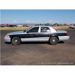 2003 Ford Crown Victoria, 131,372 Miles VIN: 2FAFP71W83X176517 Sedan, RWD, V8, 4.6L Title # 03064134