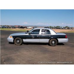 2003 Ford Crown Victoria, 128,464 Miles VIN: 2FAFP71WX3X136293 Sedan, RWD, V8, 4.6L Title # 02271534