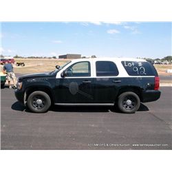 2009 Chevrolet Tahoe, 138,425 Miles VIN: 1GNEC03099R180300 SUV, 4x2, V8, 5.3L Title # 09096434A29274