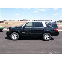 2008 Ford Expedition, 4x4, 124,741 Miles VIN: 1FMFU16578LA40461 SUV, 4x4, V8, 5.4L Title # 08064134A