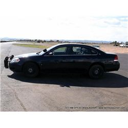 2008 Chevrolet Impala, 57,191 MILES VIN: 2G1WS553981262709 SEDAN, FWD, V6, 3.9L TITLE # 13204134A963