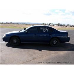 2005 Chevrolet Impala, 96,336 MILES VIN: 2G1WF55K559307699 SEDAN, FWD, V6, 3.8L TITLE # 05109034a043