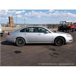 2008 Chevrolet Impala, 143,909 MILES VIN: 2G1WS553X81343718                        SEDAN, FWD, V6, 3