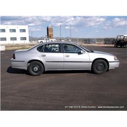 2005 Chevrolet Impala, 177,425 MILES VIN: 2G1WF55K259194889 SEDAN, WD, V6, 3.8L TITLE # 04348134A837