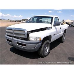 1998 Dodge Ram 1500 Pickup, 4WD, 262,152 MILES VIN: 1B7HF16YXWS685643                        PICKUP,