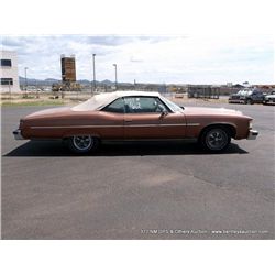 1975 Pontiac GrandVille, Convertible, 35,229 MILES VIN: 2R67W5P245457 8 CYLINDER, GASOLINE, TITLE # 