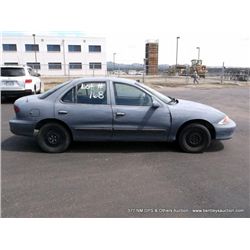 2002 Chevrolet Cavalier, Unknown Miles VIN: 1G1JC524927299161                        SEDAN, FWD, I4,