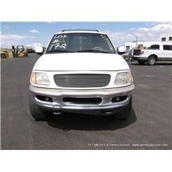 1997 Ford Expedition, 4WD, 132,896 Miles VIN: 1FMFU18L1VLC11986 SUV, 4WD, V8, 5.4L Title # 13088134A