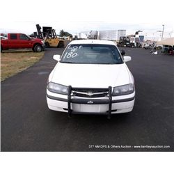 2005 Chevrolet Impala, 174,825 Miles VIN: 2G1WF55K559373850 Sedan, FWD, V6, 3.8L Title # 05202134A36