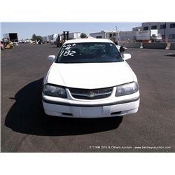 2005 Chevrolet Impala 99,595 Miles VIN: 2G1WF55K759371341                        Sedan, FWD, V6, 3.8