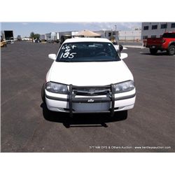 2005 Chevrolet Impala, 110,655 Miles VIN: 2G1WF55K959373883 Sedan, FWD, V6,38L Title # 05269134a4202